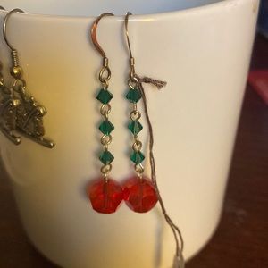 New sterling silver and crystal earrings